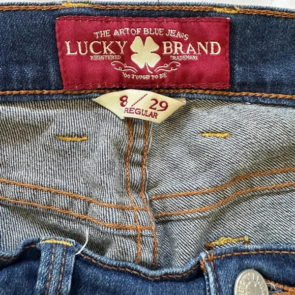 Lucky Brand Jeans Women’s Sofia Straight Blue stretch Denim Pants 8/29 - Picture 6 of 8